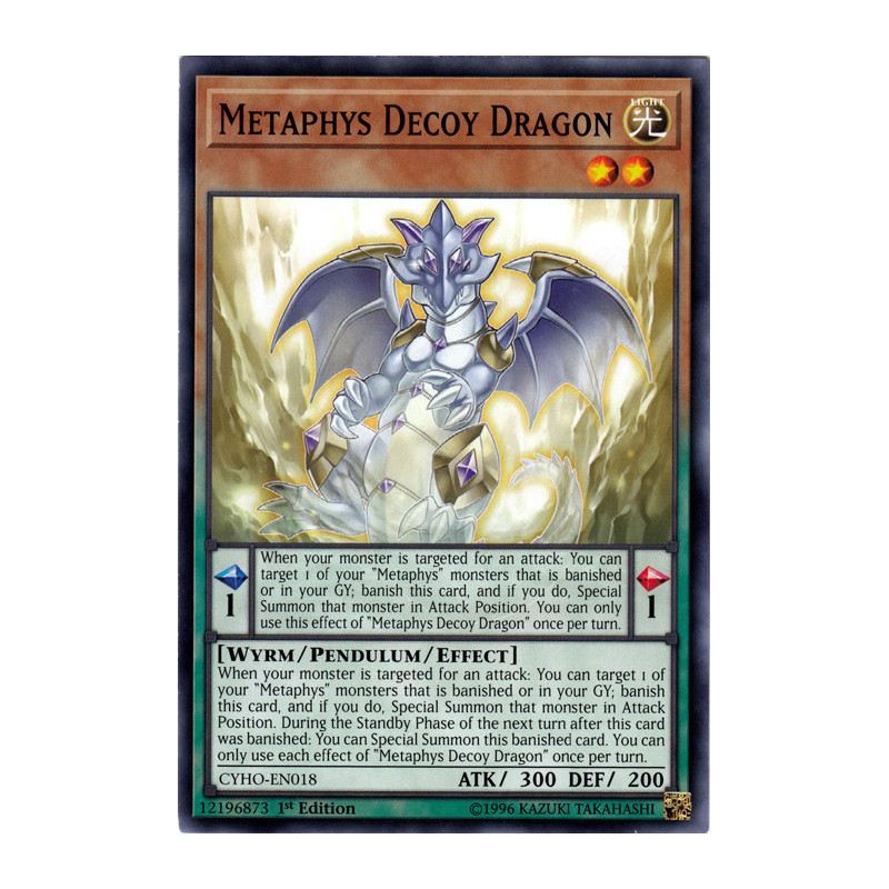 Yu-Gi-Oh TCG CYHO-EN018 C Metaphys Decoy Dragon Cybernetic Horizon