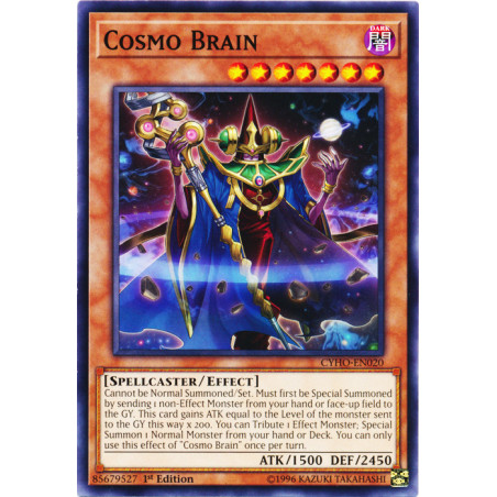 Yu-Gi-Oh TCG CYHO-EN020 C Cosmo Brain Cybernetic Horizon
