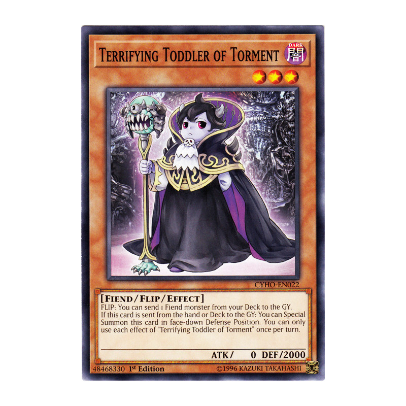Yu-Gi-Oh TCG CYHO-EN022 C Terrifying Toddler of Torment Cybernetic Horizon
