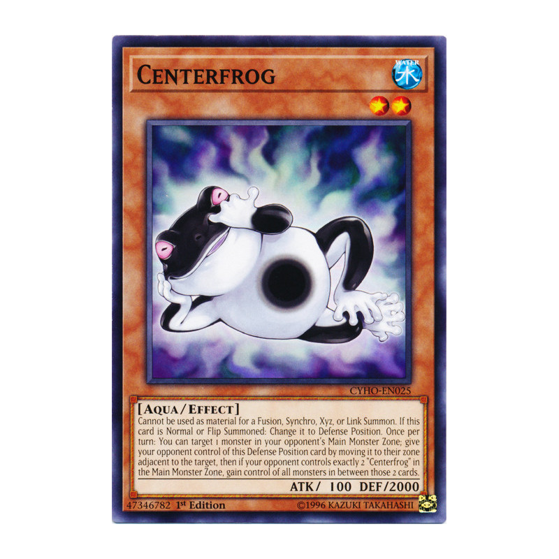 Yu-Gi-Oh TCG CYHO-EN025 C Centerfrog Cybernetic Horizon