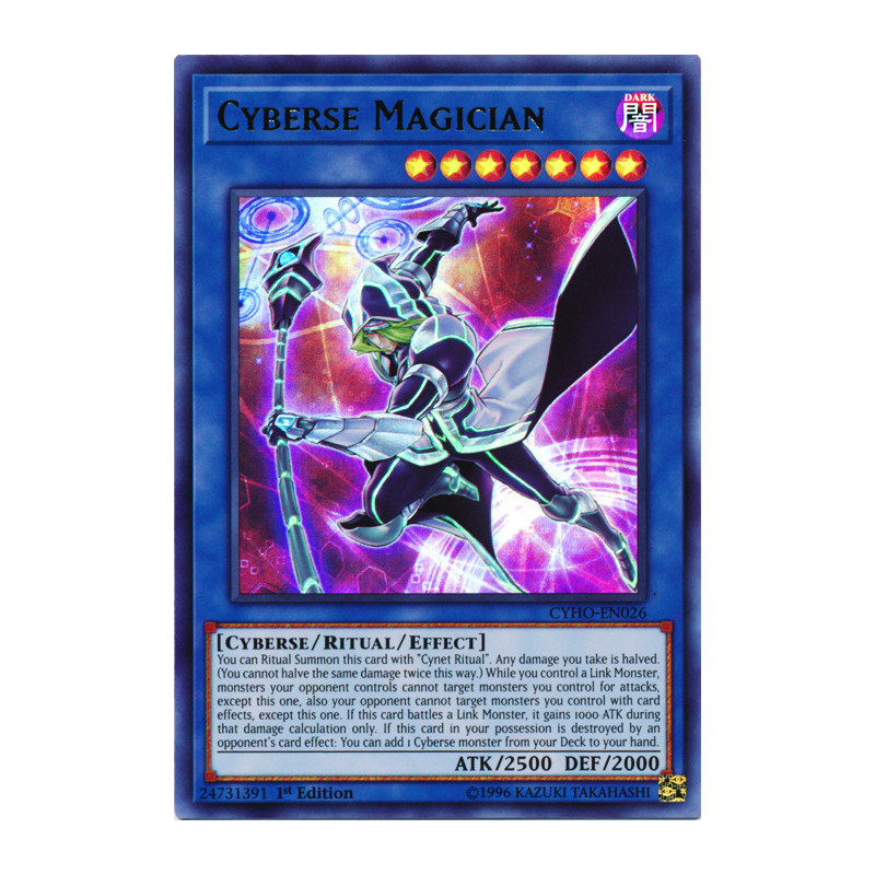 Yu-Gi-Oh TCG CYHO-EN026 UR Cyberse Magician Cybernetic Horizon