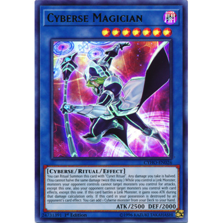 Yu-Gi-Oh TCG CYHO-EN026 UR Cyberse Magician Cybernetic Horizon