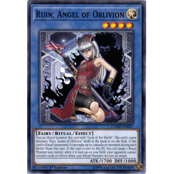 Yu-Gi-Oh TCG CYHO-EN027 C Ruin, Angel of Oblivion Cybernetic Horizon