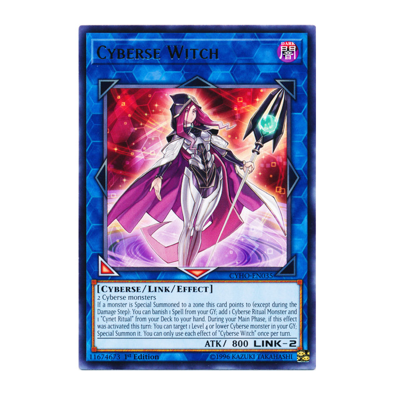 Yu-Gi-Oh TCG CYHO-EN035 R Cyberse Witch Cybernetic Horizon