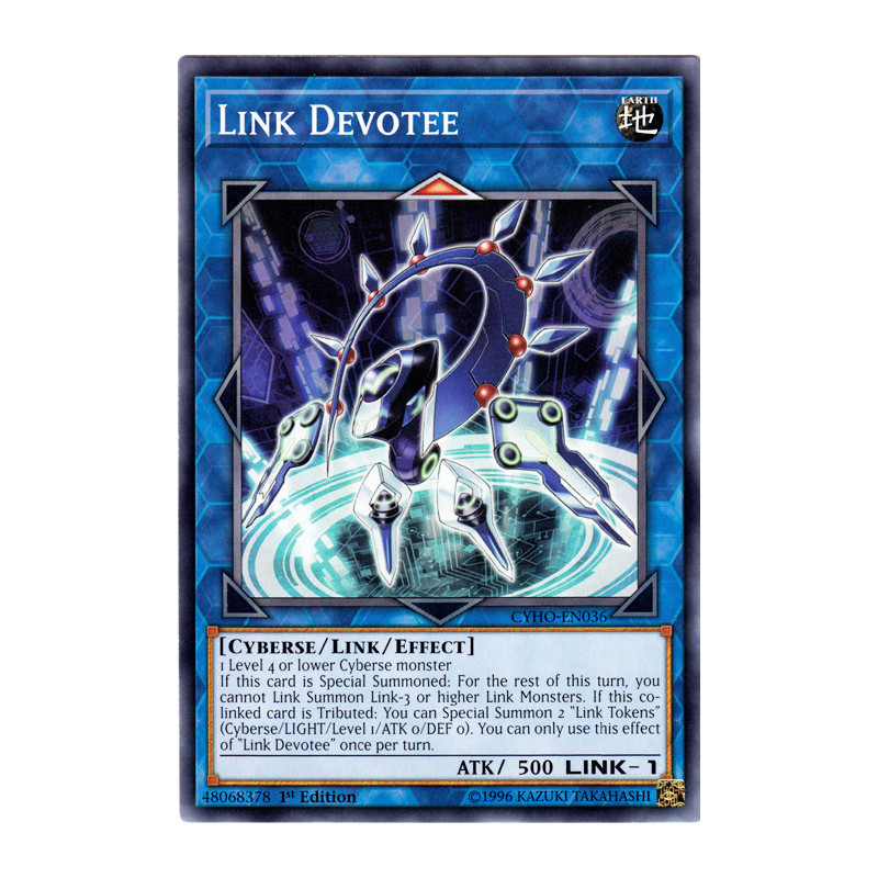 Yu-Gi-Oh TCG CYHO-EN036 C Link Devotee Cybernetic Horizon
