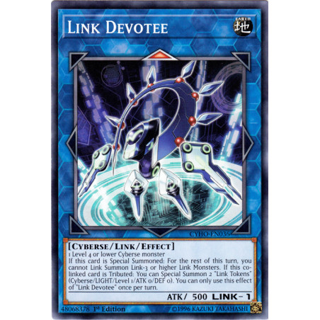 Yu-Gi-Oh TCG CYHO-EN036 C Link Devotee Cybernetic Horizon