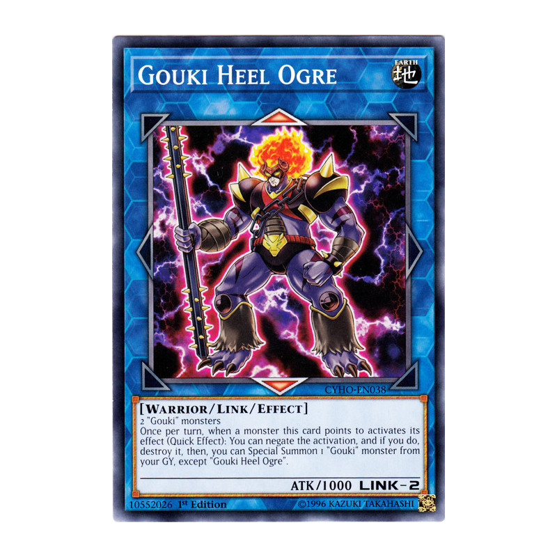 Yu-Gi-Oh TCG CYHO-EN038 C Gouki Heel Ogre Cybernetic Horizon