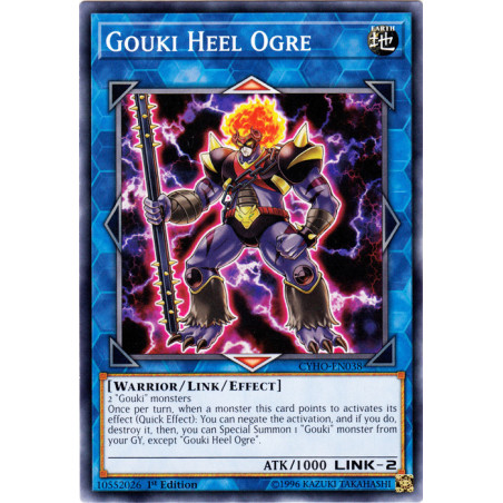 Yu-Gi-Oh TCG CYHO-EN038 C Gouki Heel Ogre Cybernetic Horizon