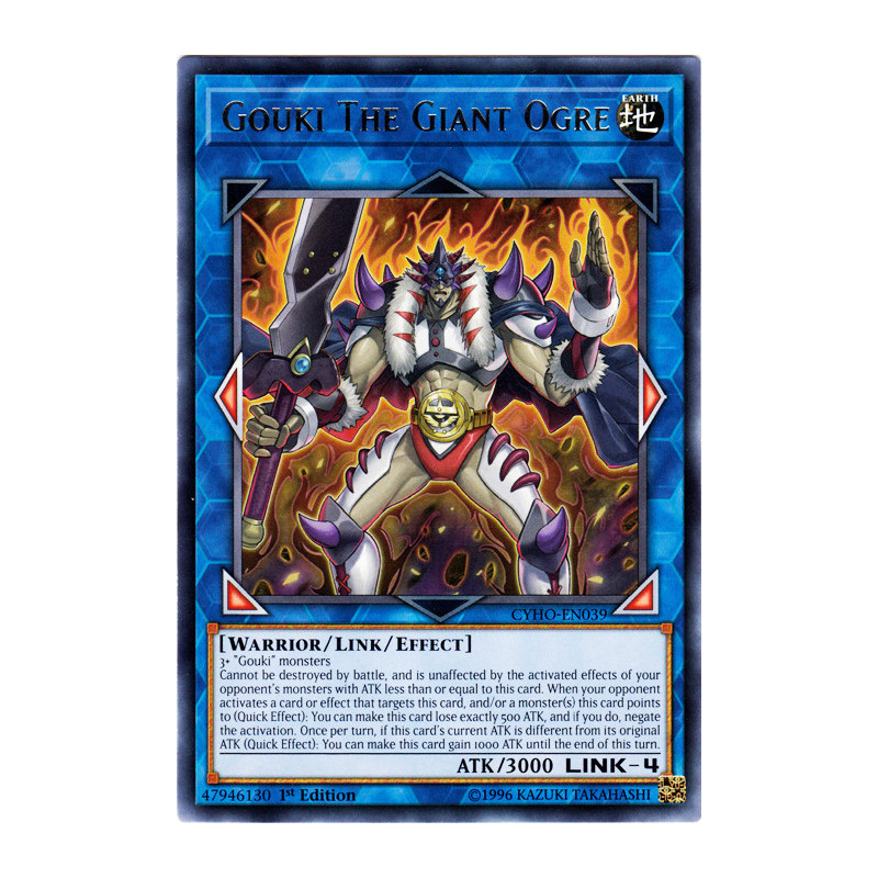 Yu-Gi-Oh TCG CYHO-EN039 R Gouki The Giant Ogre Cybernetic Horizon