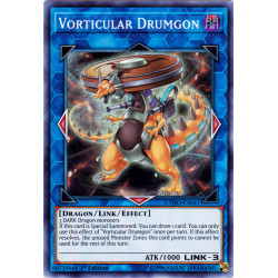 Yu-Gi-Oh TCG CYHO-EN041 SR Vorticular Drumgon Cybernetic Horizon