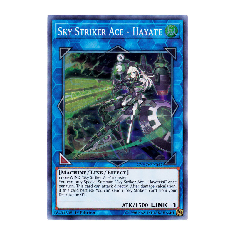 Yu-Gi-Oh TCG CYHO-EN047 SR Sky Striker Ace - Hayate Cybernetic Horizon