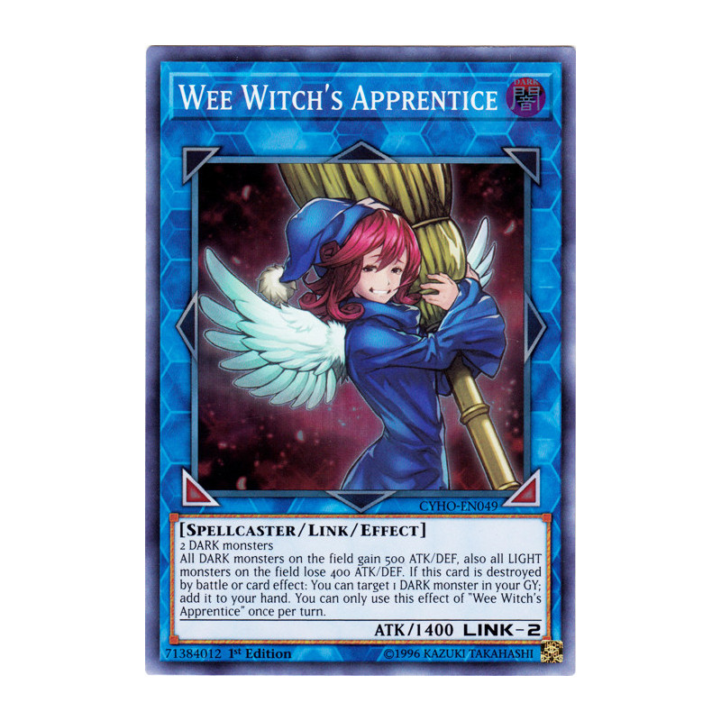 Yu-Gi-Oh TCG CYHO-EN049 SR Wee Witch's Apprentice Cybernetic Horizon