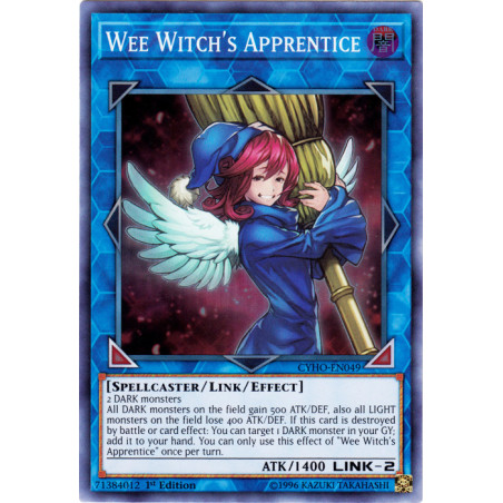 Yu-Gi-Oh TCG CYHO-EN049 SR Wee Witch's Apprentice Cybernetic Horizon