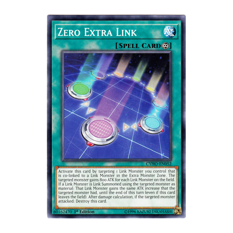 Yu-Gi-Oh TCG CYHO-EN052 C Zero Extra Link Cybernetic Horizon