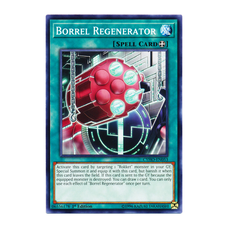 Yu-Gi-Oh TCG CYHO-EN053 C Borrel Regenerator Cybernetic Horizon