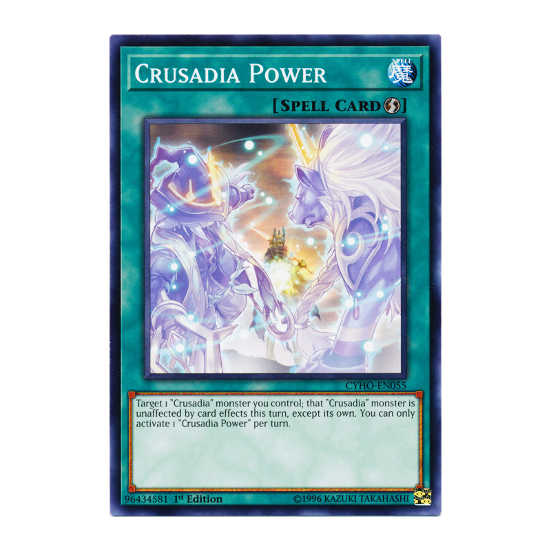 Yu-Gi-Oh TCG CYHO-EN055 C Crusadia Power Cybernetic Horizon