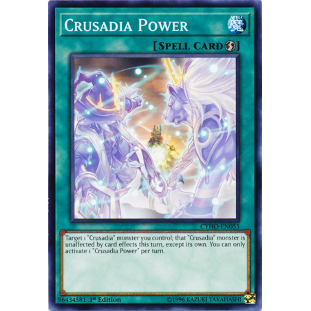 Yu-Gi-Oh TCG CYHO-EN055 C Crusadia Power Cybernetic Horizon