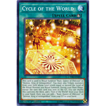 Yu-Gi-Oh TCG CYHO-EN056 C Cycle of the World Cybernetic Horizon