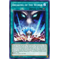 Yu-Gi-Oh TCG CYHO-EN057 C Breaking of the World Cybernetic Horizon