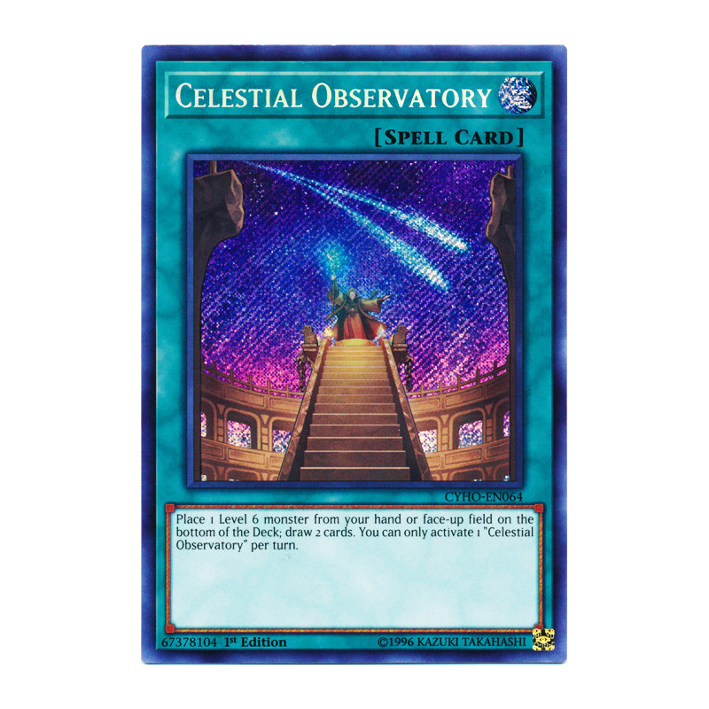 Yu-Gi-Oh TCG CYHO-EN064 SE Celestial Observatory Cybernetic Horizon