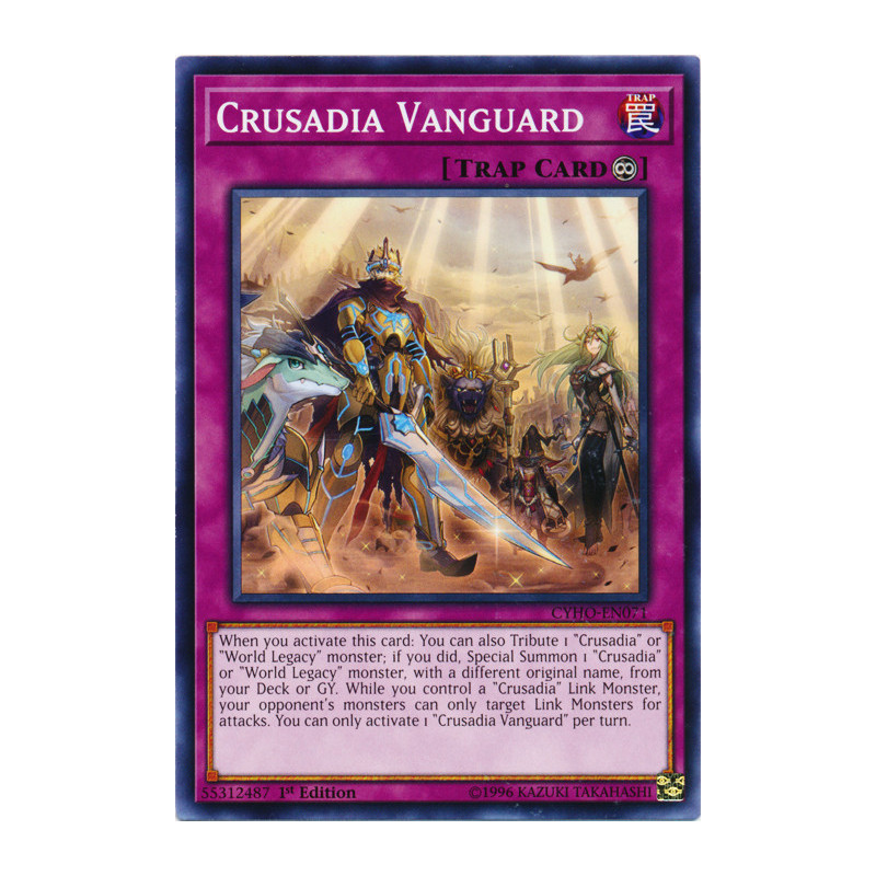Yu-Gi-Oh TCG CYHO-EN071 C Crusadia Vanguard Cybernetic Horizon