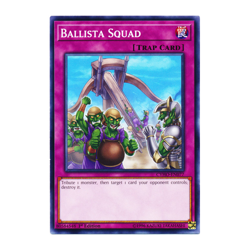 Yu-Gi-Oh TCG CYHO-EN077 C Ballista Squad Cybernetic Horizon