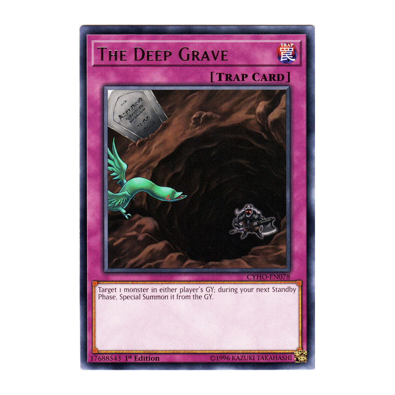 Yu-Gi-Oh TCG CYHO-EN078 R The Deep Grave Cybernetic Horizon
