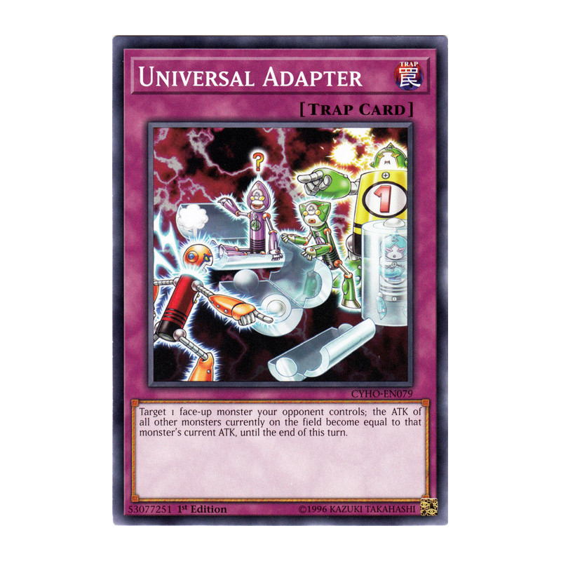 Yu-Gi-Oh TCG CYHO-EN079 C Universal Adapter Cybernetic Horizon