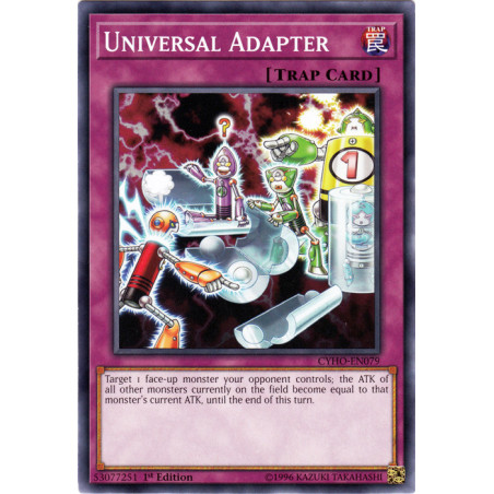 Yu-Gi-Oh TCG CYHO-EN079 C Universal Adapter Cybernetic Horizon