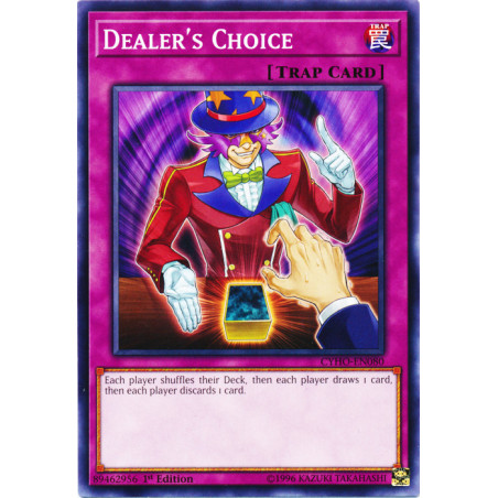 Yu-Gi-Oh TCG CYHO-EN080 C Dealer's Choice Cybernetic Horizon