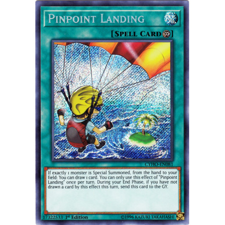 Yu-Gi-Oh TCG CYHO-EN081 SE Pinpoint Landing Cybernetic Horizon