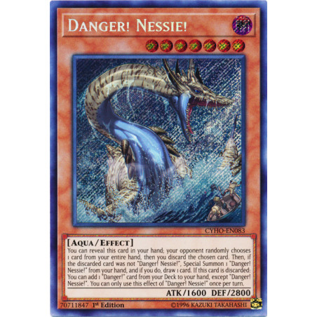 Yu-Gi-Oh TCG CYHO-EN083 SE Danger! Nessie! Cybernetic Horizon