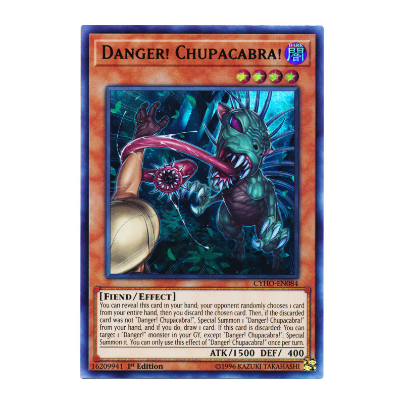 Yu-Gi-Oh TCG CYHO-EN084 UR Danger! Chupacabra! Cybernetic Horizon