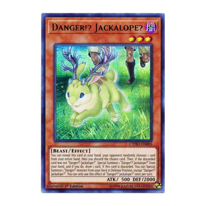 Yu-Gi-Oh TCG CYHO-EN085 UR Danger!? Jackalope? Cybernetic Horizon