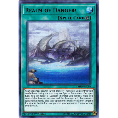 Yu-Gi-Oh TCG CYHO-EN086 UR Realm of Danger! Cybernetic Horizon