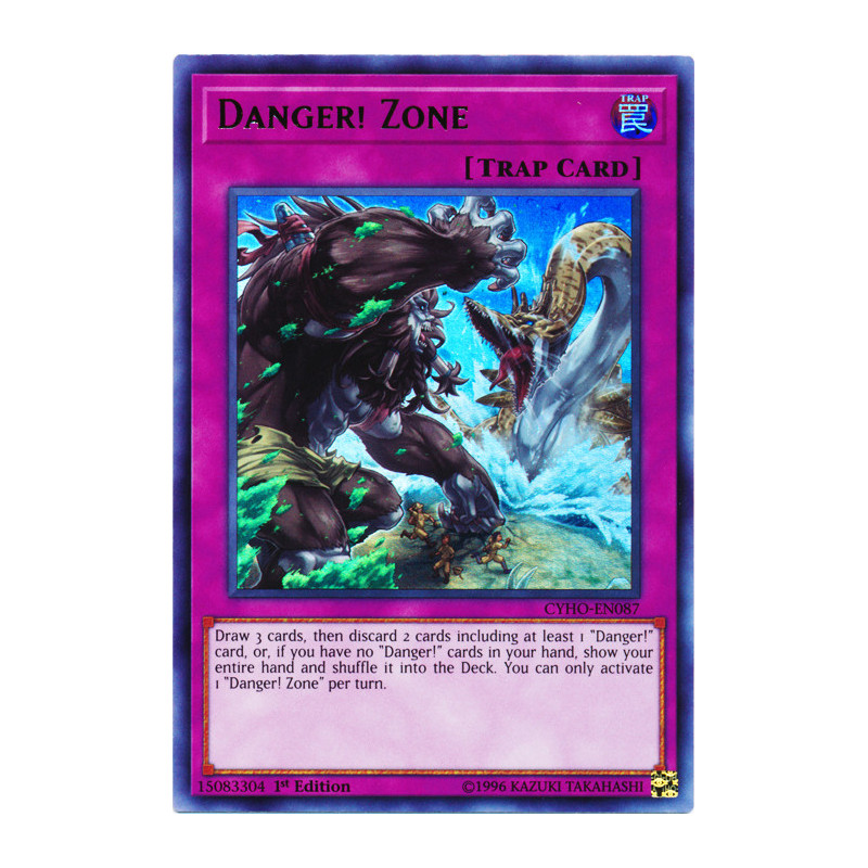 Yu-Gi-Oh TCG CYHO-EN087 UR Danger! Zone Cybernetic Horizon