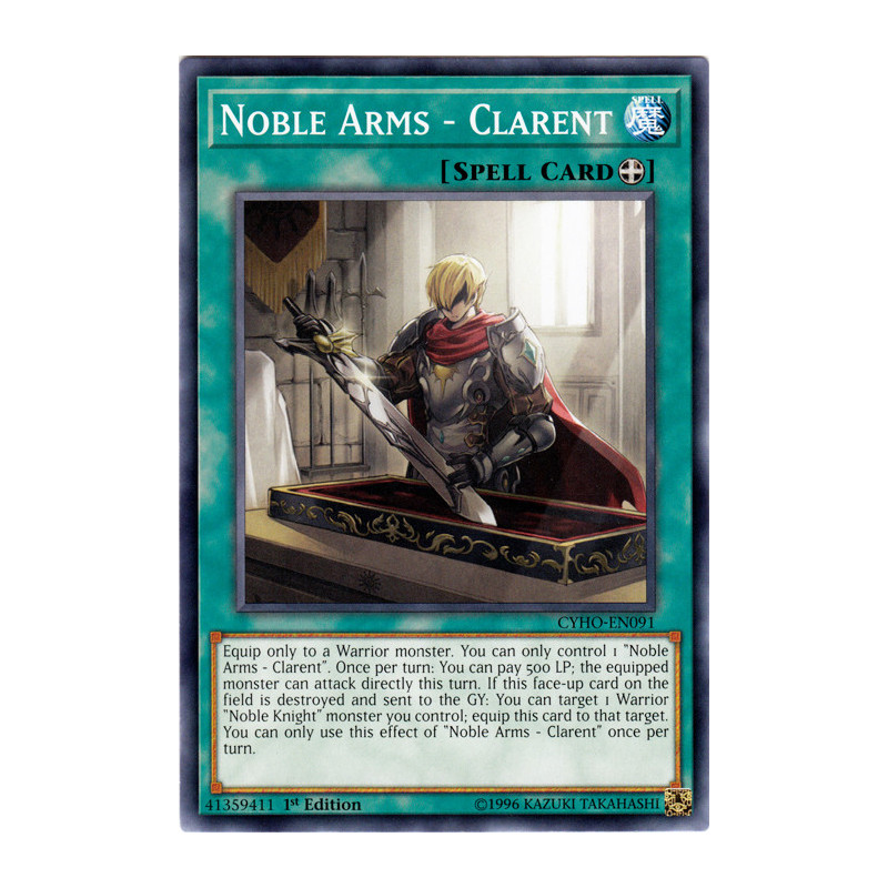 Yu-Gi-Oh TCG CYHO-EN091 C Noble Arms - Clarent Cybernetic Horizon