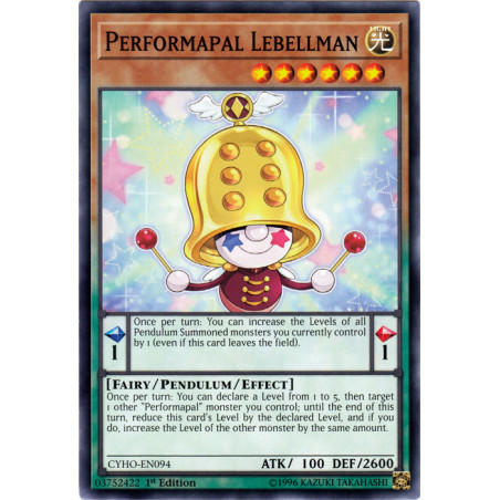 Yu-Gi-Oh TCG CYHO-EN094 C Performapal Lebellman Cybernetic Horizon