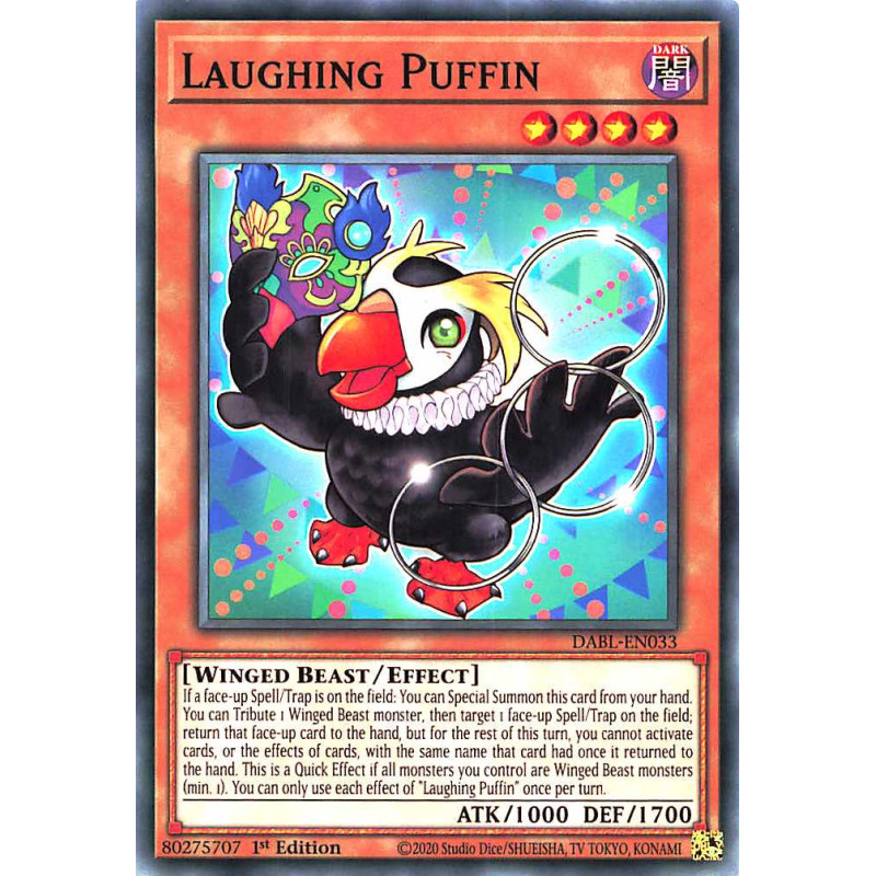 Yu-Gi-Oh TCG DABL-EN033 C Laughing Puffin Darkwing Blast