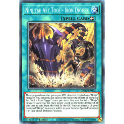 Yu-Gi-Oh TCG DABL-EN062 C Ninjitsu Art Tool - Iron Digger Darkwing Blast
