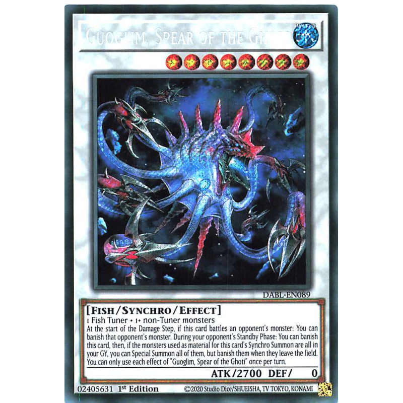 Yu-Gi-Oh TCG DABL-EN089 SE Guoglim, Spear of the Ghoti Darkwing Blast