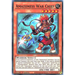 Yu-Gi-Oh TCG DABL-EN095 C Amazoness War Chief Darkwing Blast