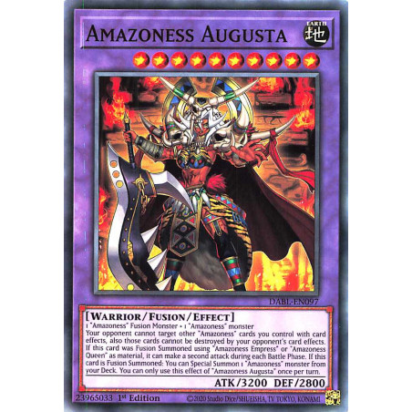 Yu-Gi-Oh TCG DABL-EN097 C Amazoness Augusta Darkwing Blast