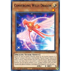 Yu-Gi-Oh TCG DAMA-EN001 C Converging Wills Dragon Dawn of Majesty