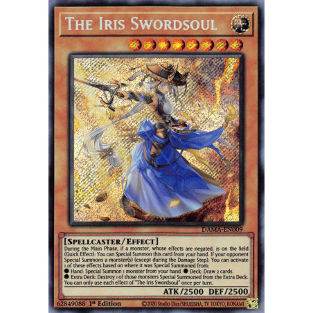 Yu-Gi-Oh TCG DAMA-EN009 SE The Iris Swordsoul Dawn of Majesty