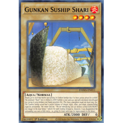 Yu-Gi-Oh TCG DAMA-EN011 C Gunkan Suship Shari Dawn of Majesty