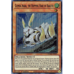 Yu-Gi-Oh TCG DAMA-EN015 SR Gizmek Inaba, the Hopping Hare of Hakuto Dawn of Majesty