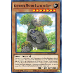 Yu-Gi-Oh TCG DAMA-EN022 C Carpiponica, Mystical Beast of the Forest Dawn of Majesty