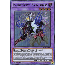 Yu-Gi-Oh TCG DAMA-EN036 SR Magikey Beast - Ansyalabolas Dawn of Majesty