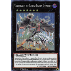 Yu-Gi-Oh TCG DAMA-EN045 SR Voloferniges, the Darkest Dragon Doomrider Dawn of Majesty